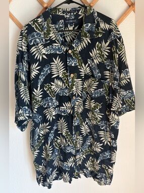 Vintage Siegfried Tropical Hawaiian Vacation Linen Shirt - Size Men’s XXLT